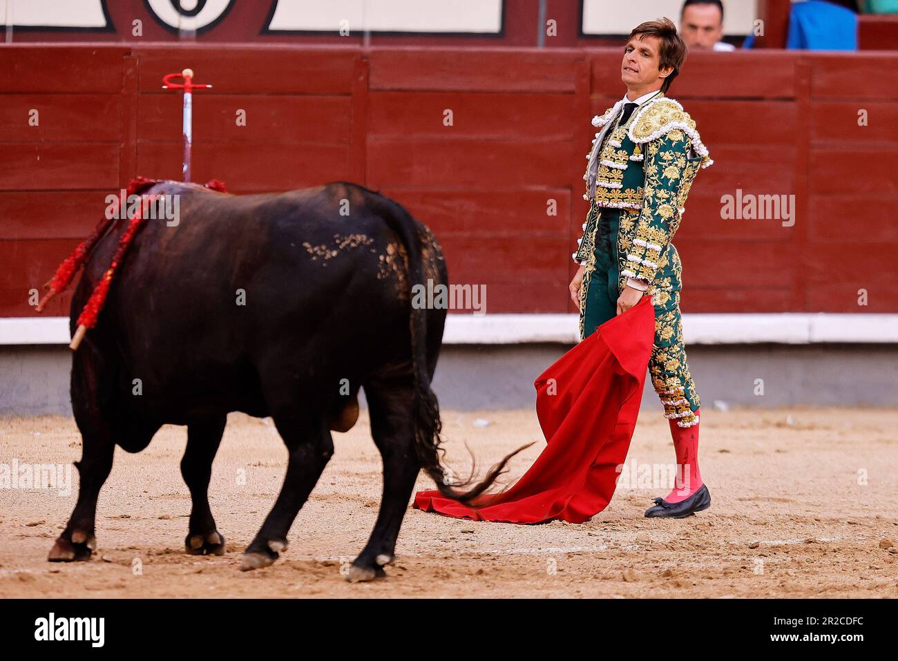 Madrid, España. 18th de mayo de 2023. El torero español Julián López El  Juli fue visto durante la octava corrida de toros de la feria de San Isidro  en la plaza de