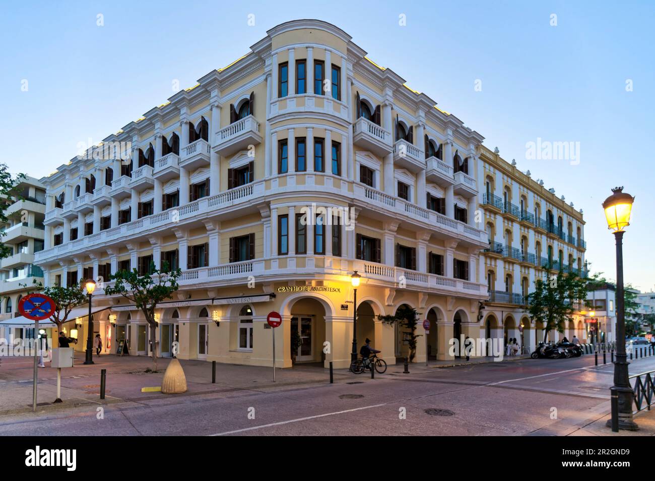 Hotel Metropol en Ibiza Ciudad, España, Foto de stock