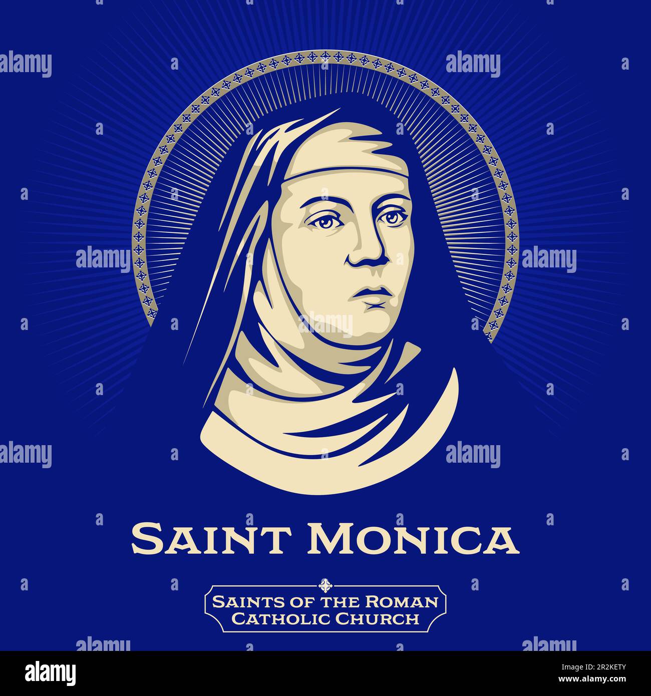 Los santos católicos. Santa Mónica (332387) fue una santa cristiana