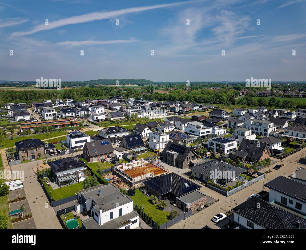 Desarrollo de viviendas en Renania del Norte-Westfalia Foto de stock