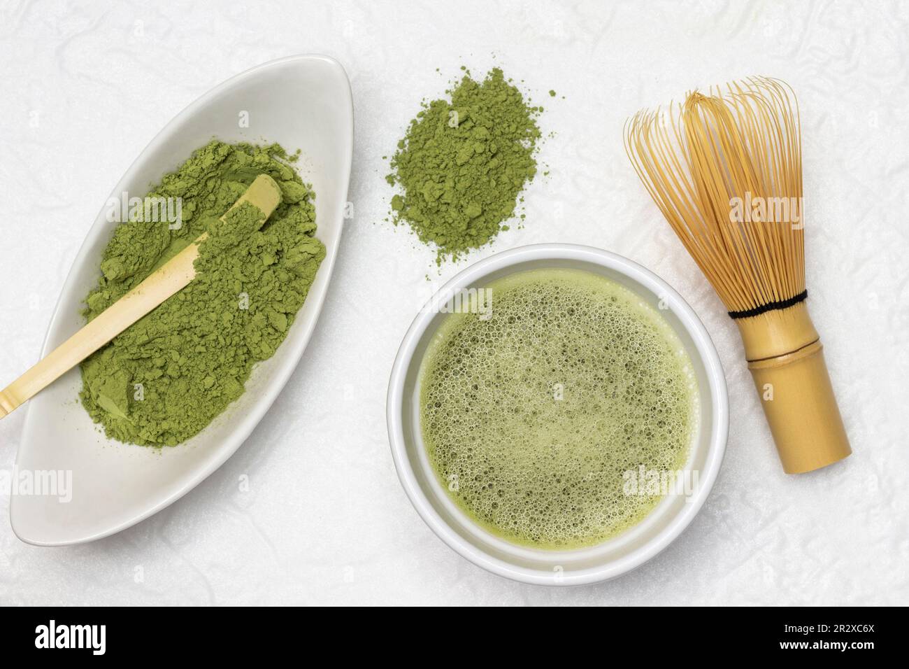 Batidor de bambú para hacer té matcha té matcha verde en polvo en