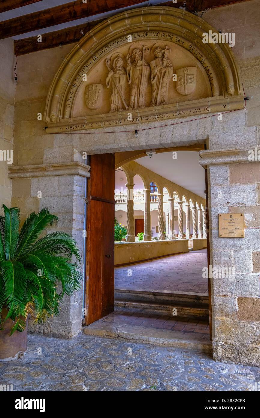 Monasterio de Santa María de la Real, 1229 , estilo gótico mediterráneo, Secar de la Real, Palma, Mallorca, Islas Baleares, España. Foto de stock