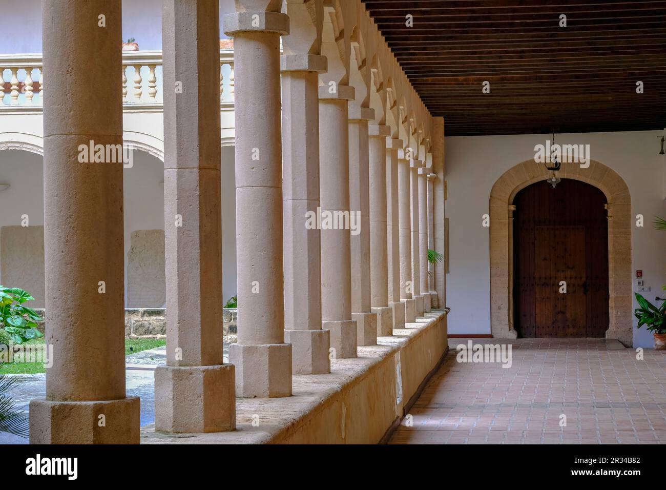 Monasterio de Santa María de la Real, 1229 , estilo gótico mediterráneo, Secar de la Real, Palma, Mallorca, Islas Baleares, España. Foto de stock