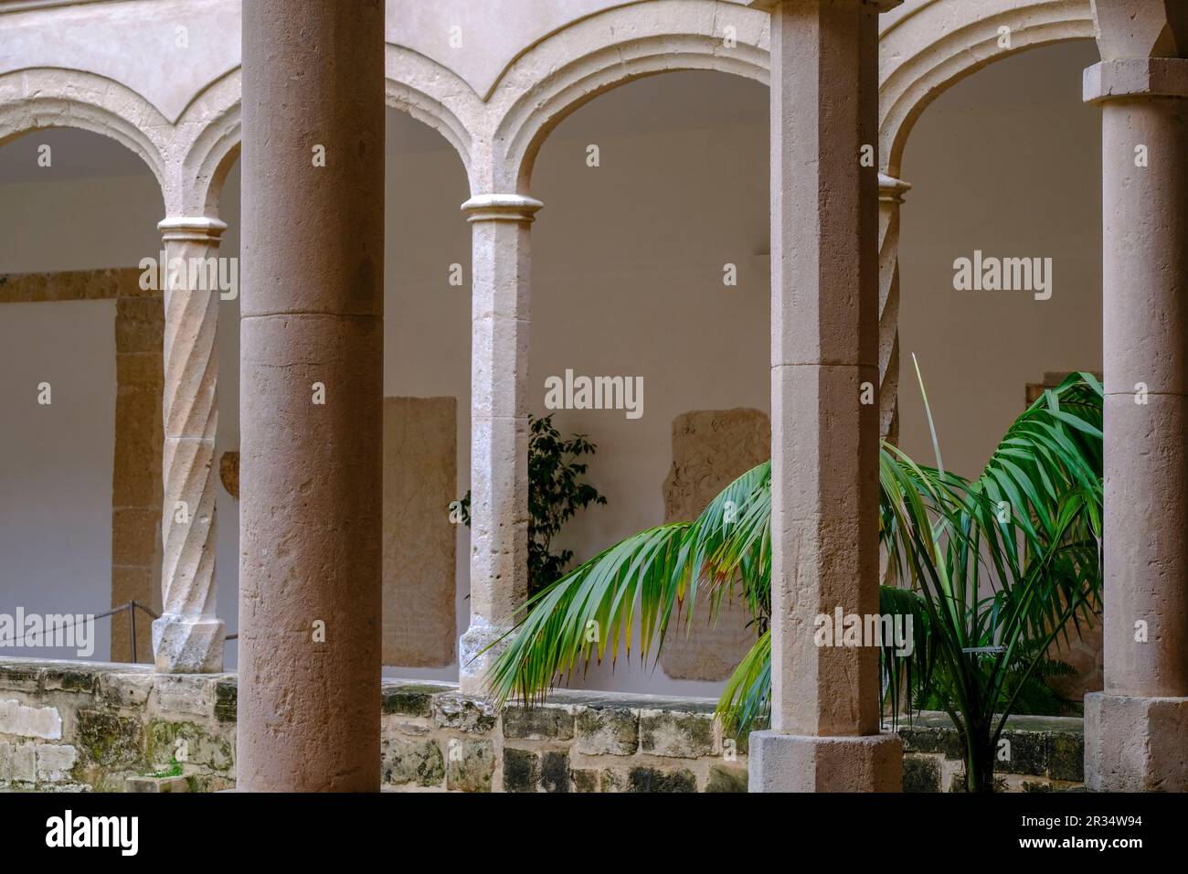 Monasterio de Santa María de la Real, 1229 , estilo gótico mediterráneo, Secar de la Real, Palma, Mallorca, Islas Baleares, España. Foto de stock