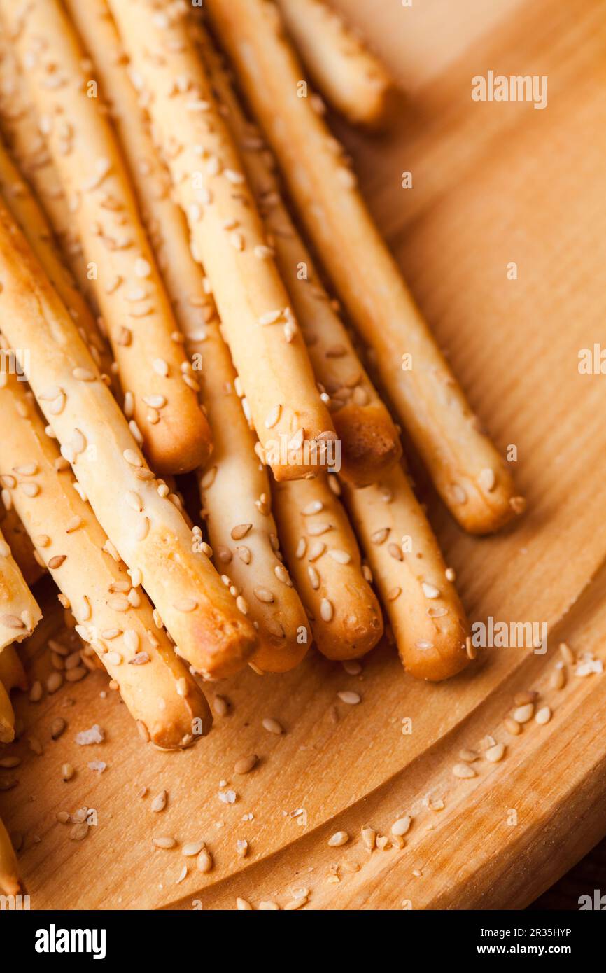 Grissini bread sticks Fotografía de stock Alamy