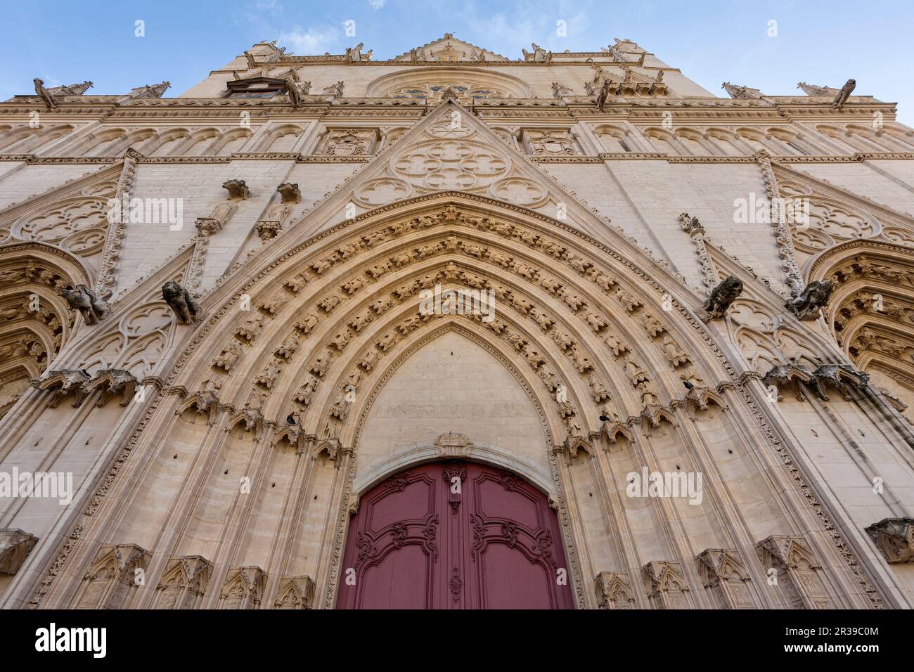 Catedral de Saint-Jean, Lyon, Francia Foto de stock