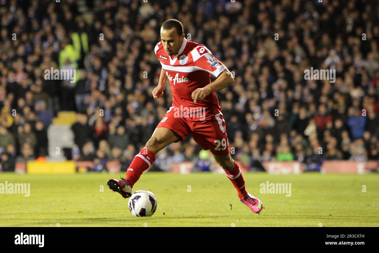 Michael Doughty de los Queens Park Rangers en acción durante el partido de hoy. Fulham venció a QPR 3:2Fulham 01/04/13 Fulham V QPR 01/04/13 The Premier League Photo Foto de stock