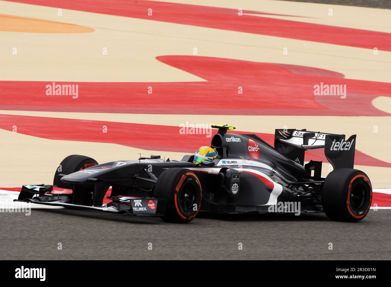 Esteban Gutiérrez (MEX) Sauber C32.20.04.2013. Formula 1 World Championship, Rd 4, Bahrain Grand Prix, Sakhir, Bahrain, Día de Calificación, crédito: FOTOSPO Foto de stock