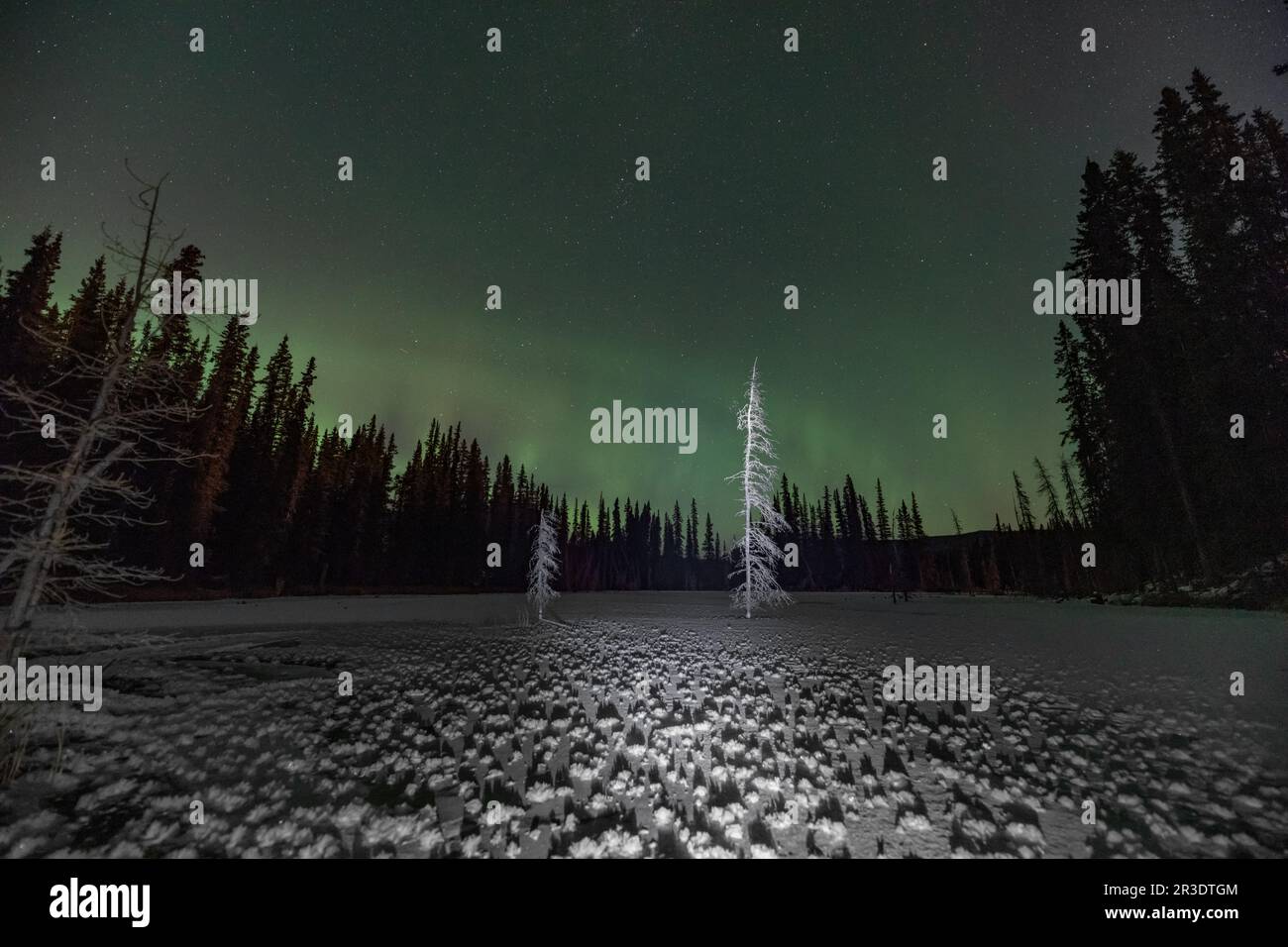 fondo de pantalla de estrellas de la aurora boreal