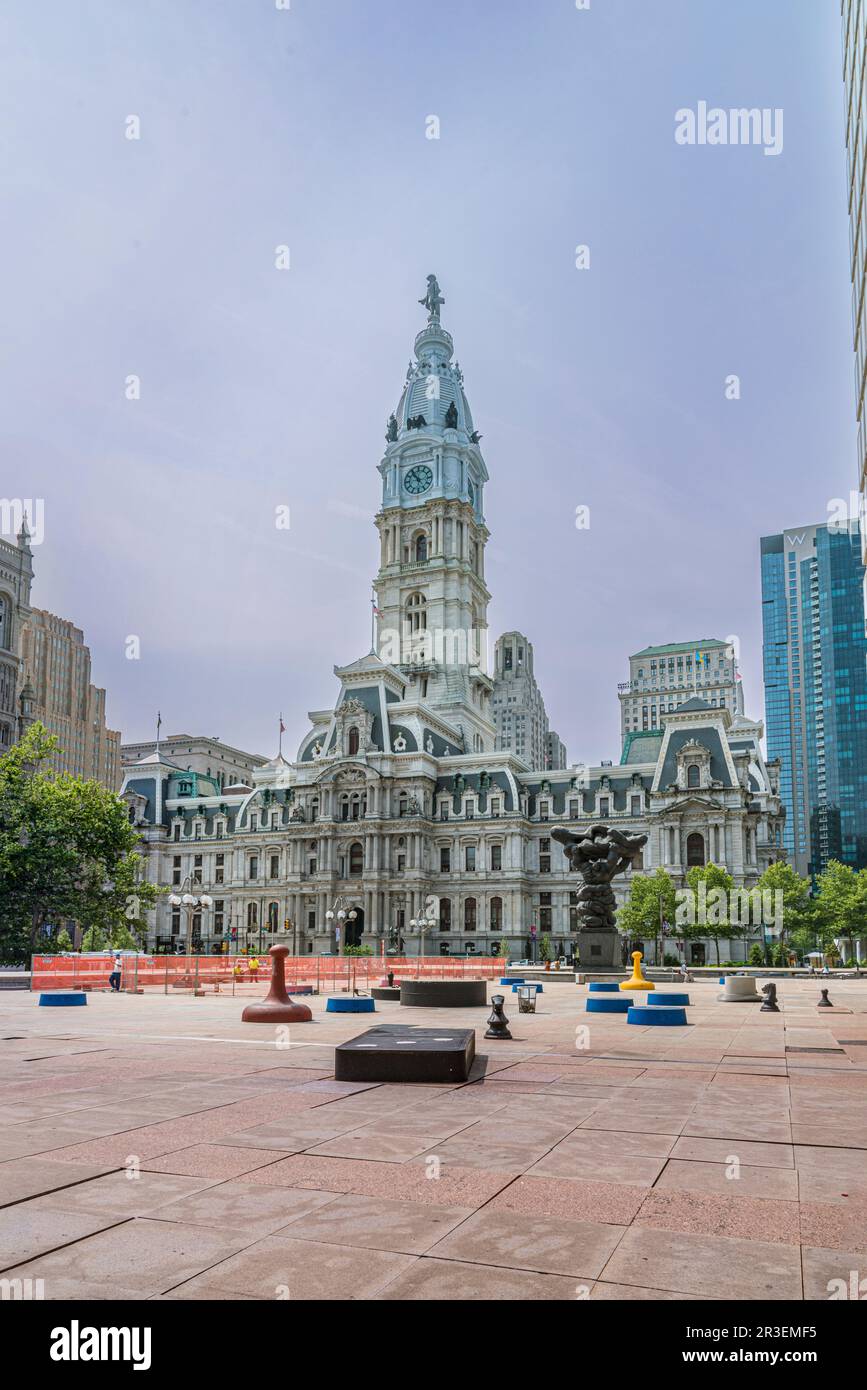 Ayuntamiento de Filadelfia, Filadelfia Pensilvania, EE.UU Foto de stock