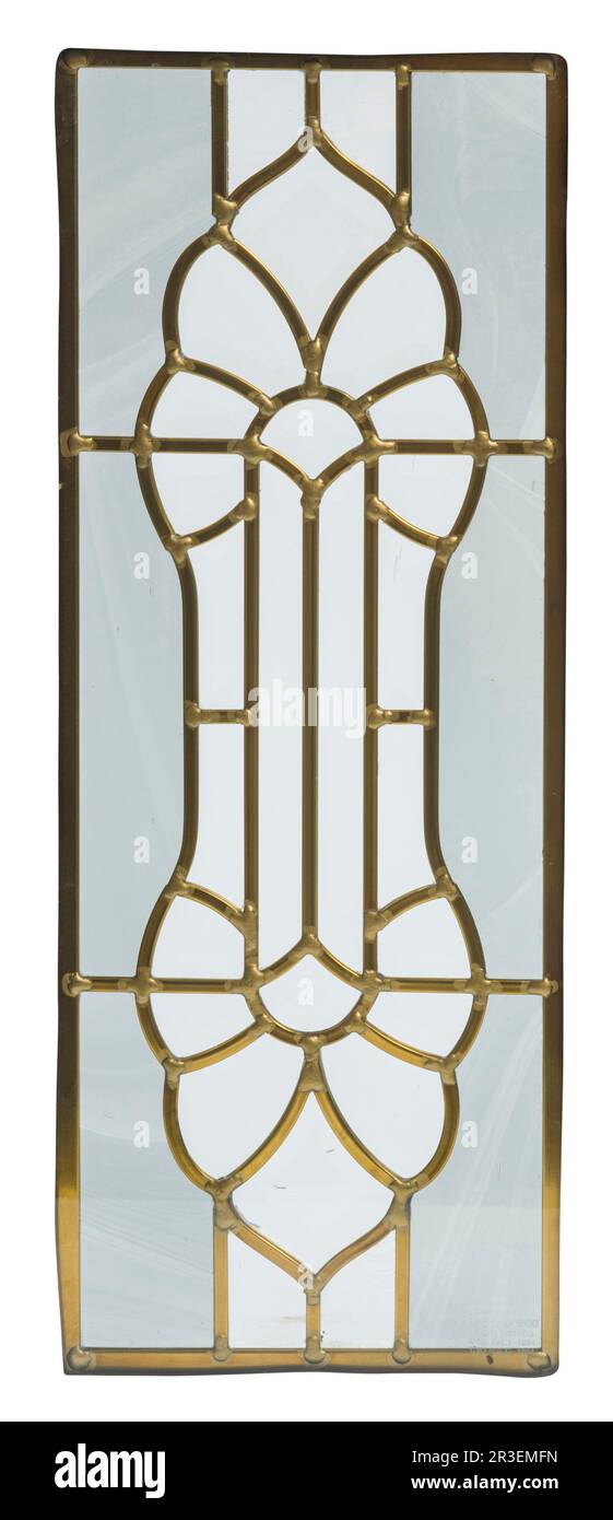 Ventana decorativa de encargo y vidrio de la puerta, EE.UU Foto de stock