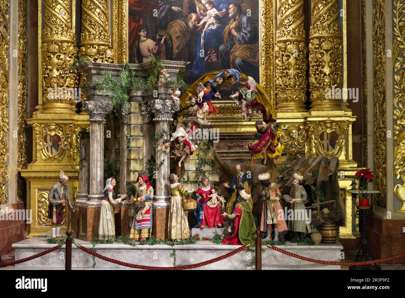 St John's Co-Cathedral, Natividad, La Valeta, Mediterráneo, país de la isla, Malta Foto de stock