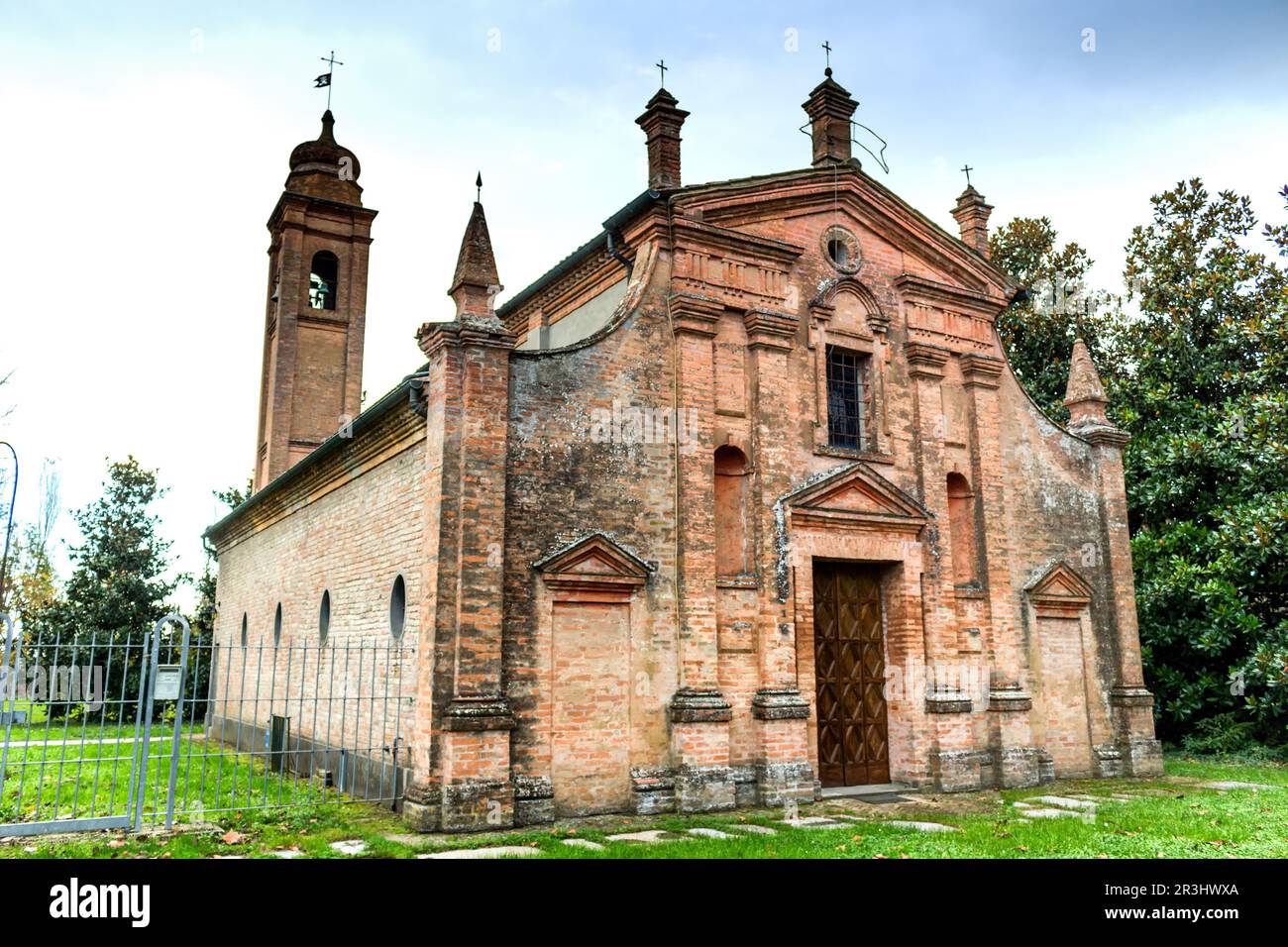 Iglesia del siglo XVII en Italia Foto de stock