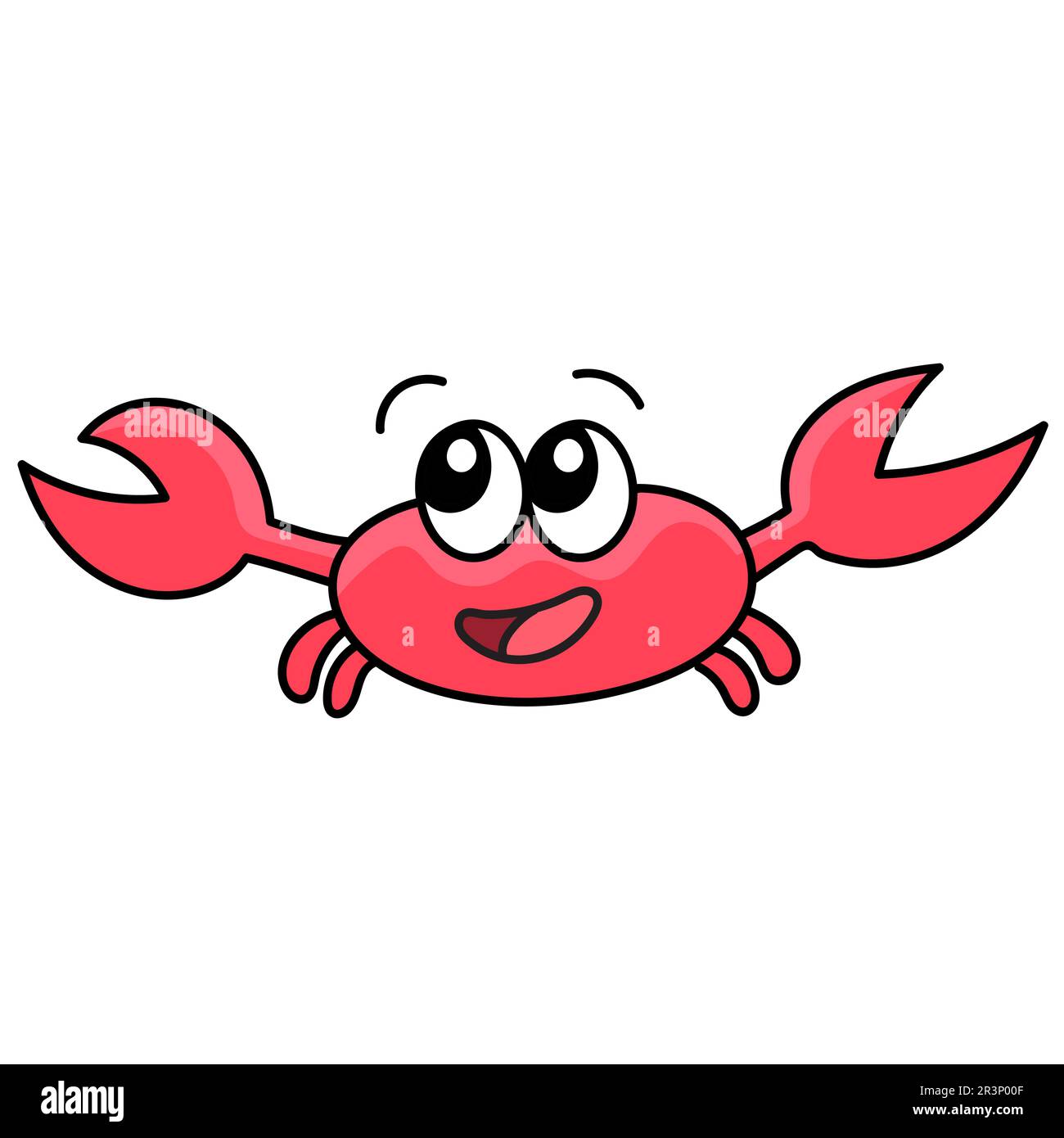 Cute crab cartoon fotografías e de alta resolución