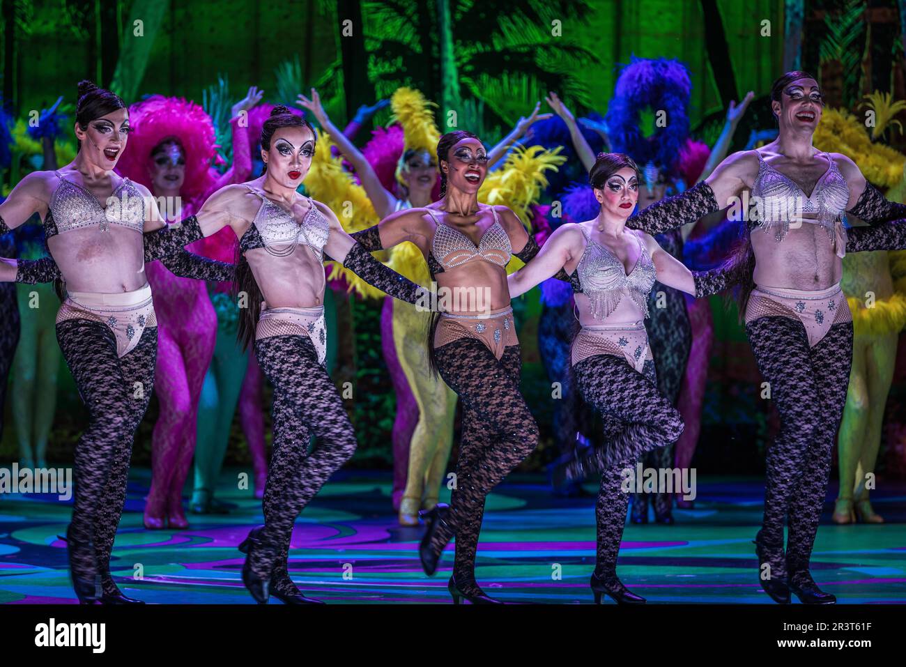 La Cage Aux Folles (Una jaula llena de tontos) Foto de stock