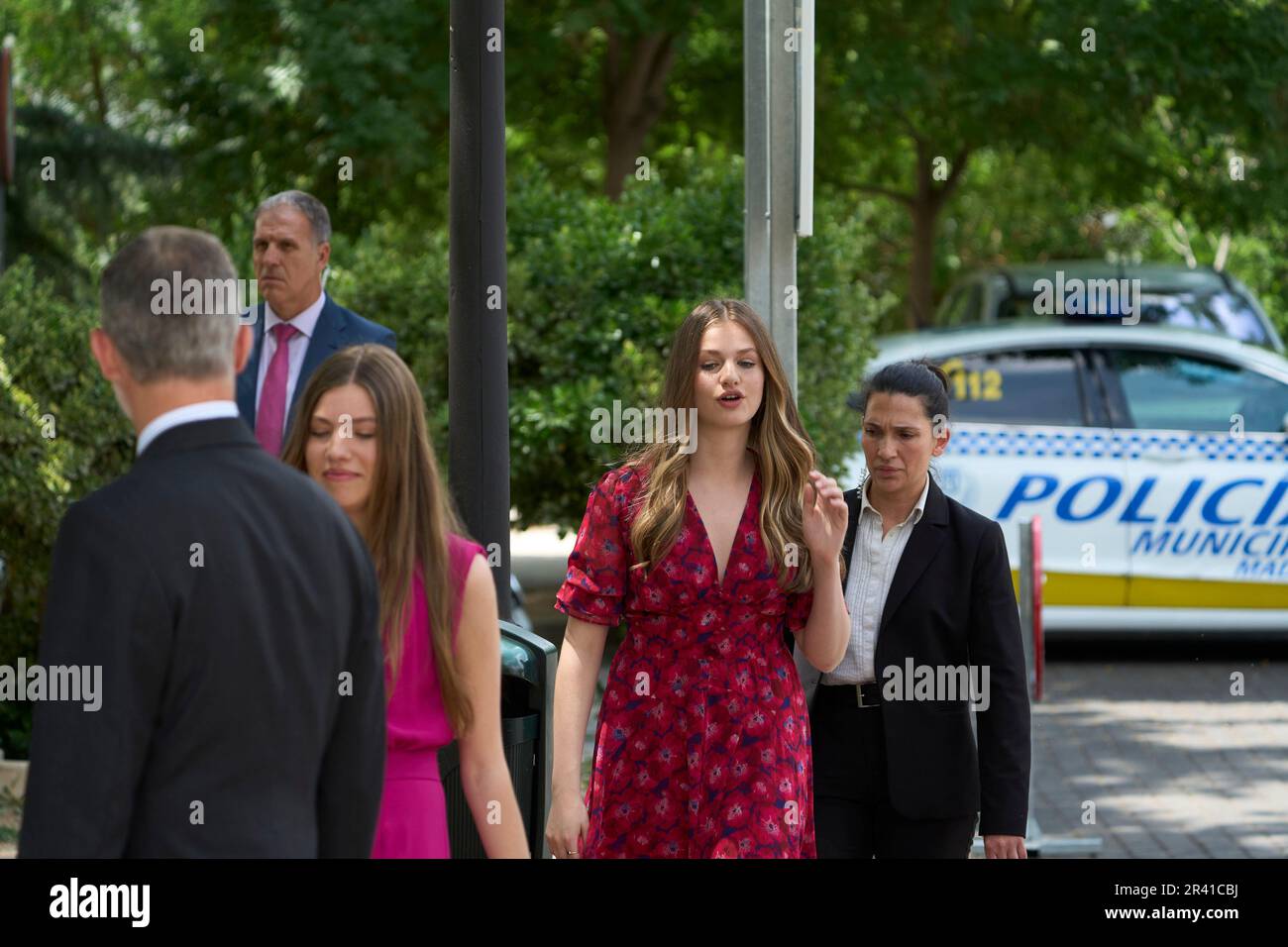 Aravaca. España. 20230525, la Princesa Corona Leonor, la Princesa Sofía