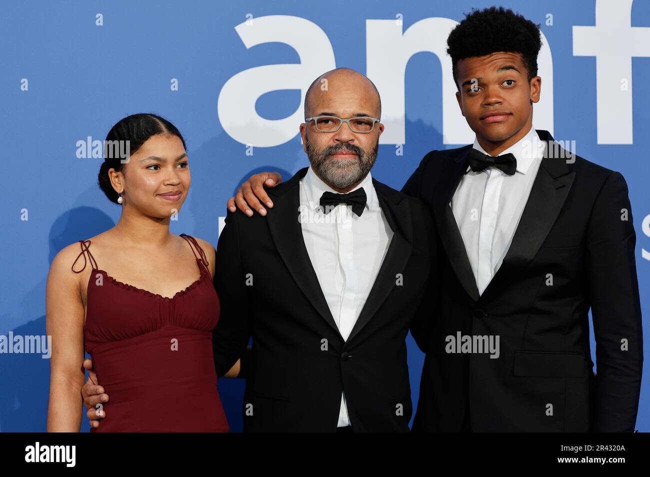 Jeffrey Wright mit Tochter Juno und Sohn Elijah bei der 29. AmfAR Gala