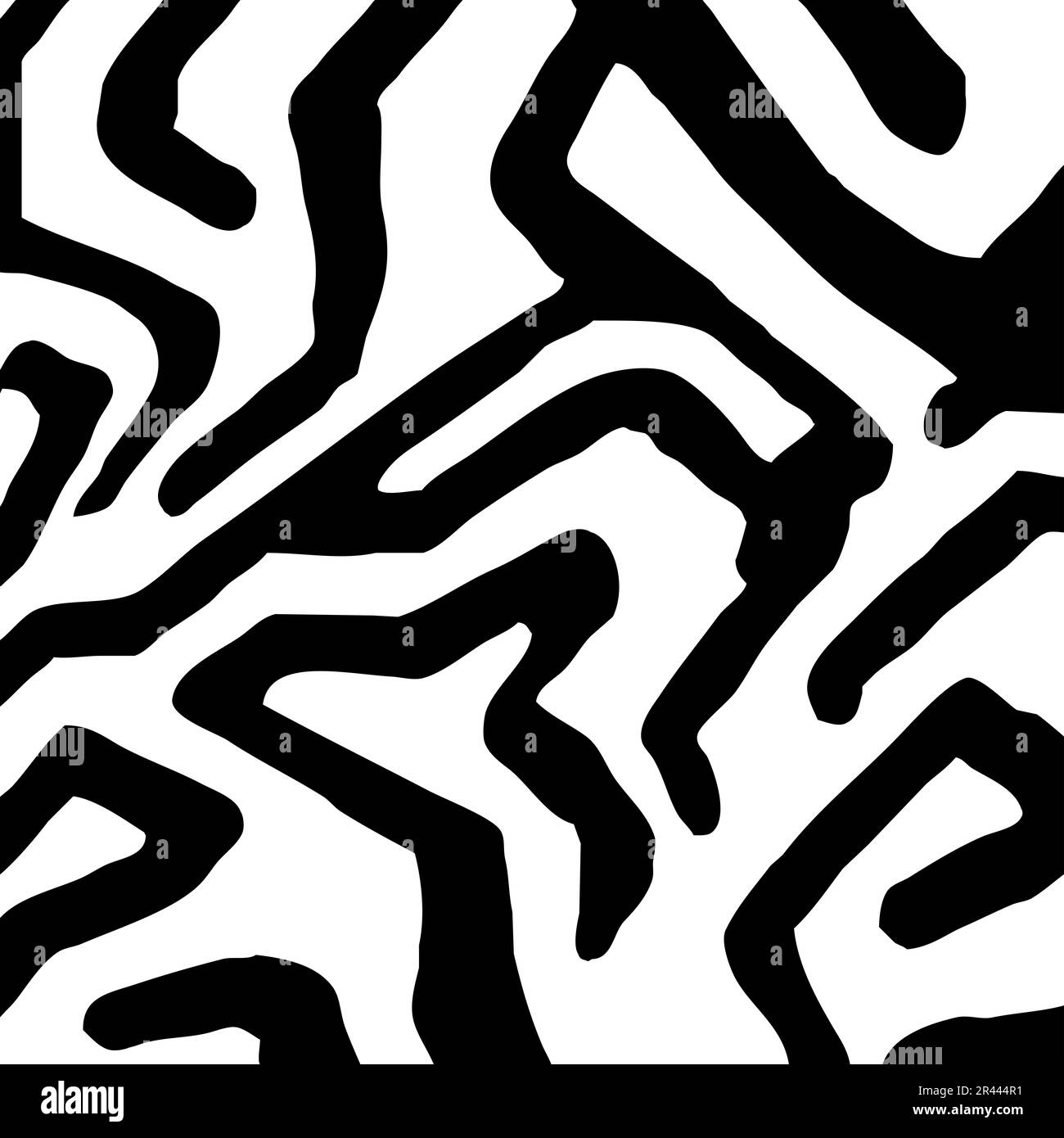 Blanco y negro ilustración abstracta. Diseño para ropa, textiles,  decoraciones de pared Fotografía de stock - Alamy