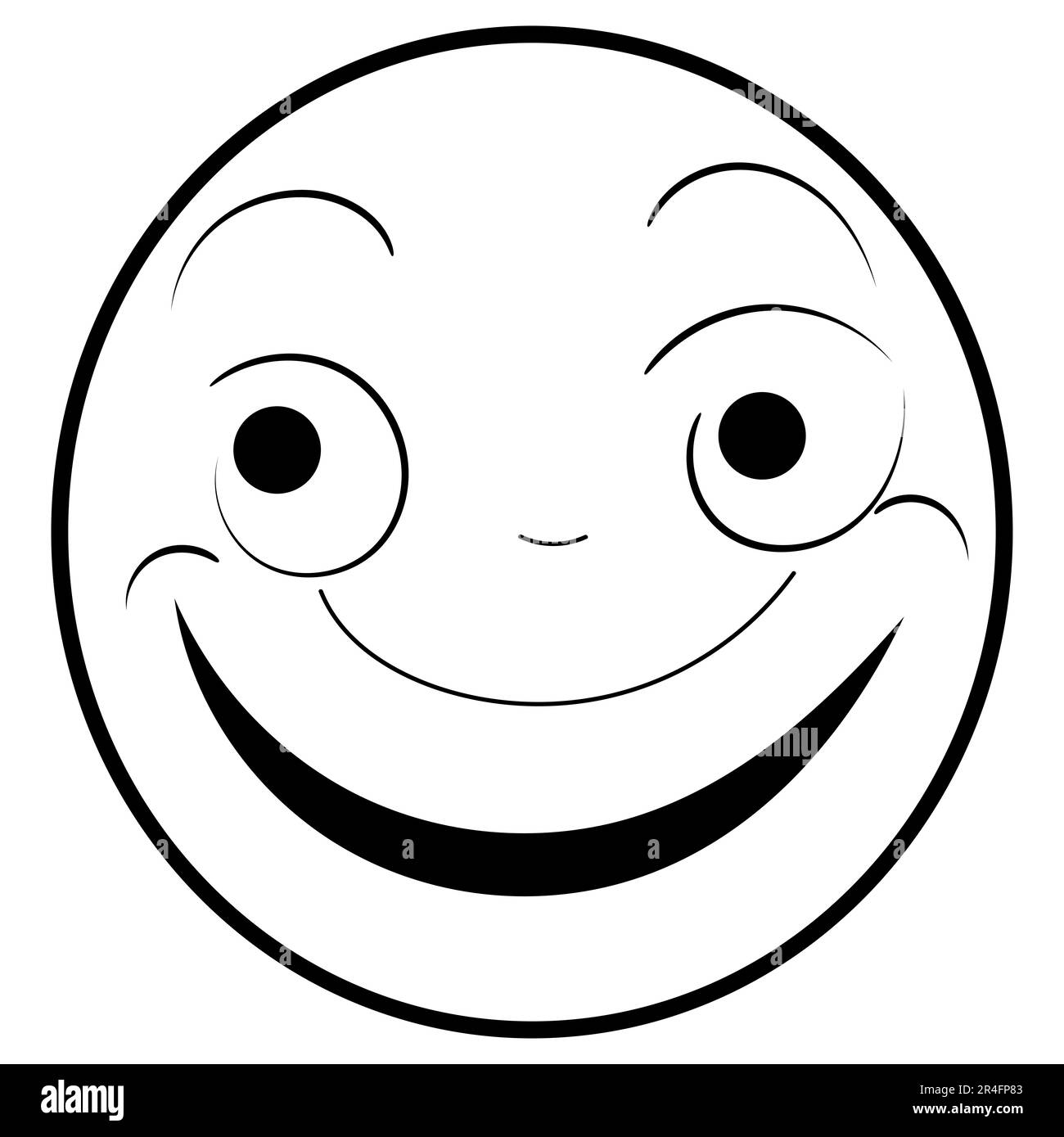 un conjunto de iconos de garabatos emoji que representan varias emociones y estados de ánimo, como la felicidad, la tristeza, la sonrisa y el humor, en forma de caras emoji Foto de stock