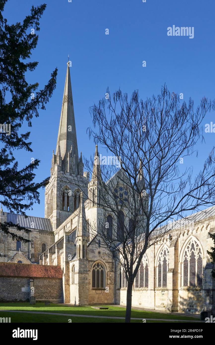 La Catedral de Chichester, REINO UNIDO Foto de stock