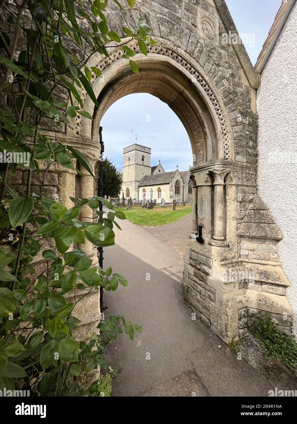 Iglesia de Betchworth, Betchworth, Surrey, que apareció como un lugar en Cuatro bodas y un funeral. Foto de stock