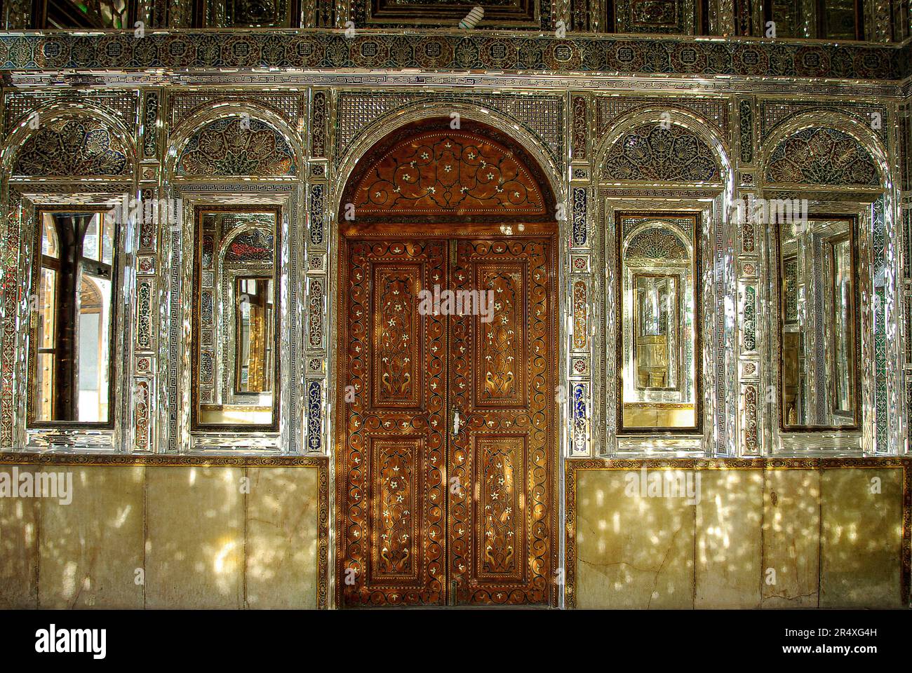Irán - Shiraz - Palacio Naranfestan Ghavam Foto de stock