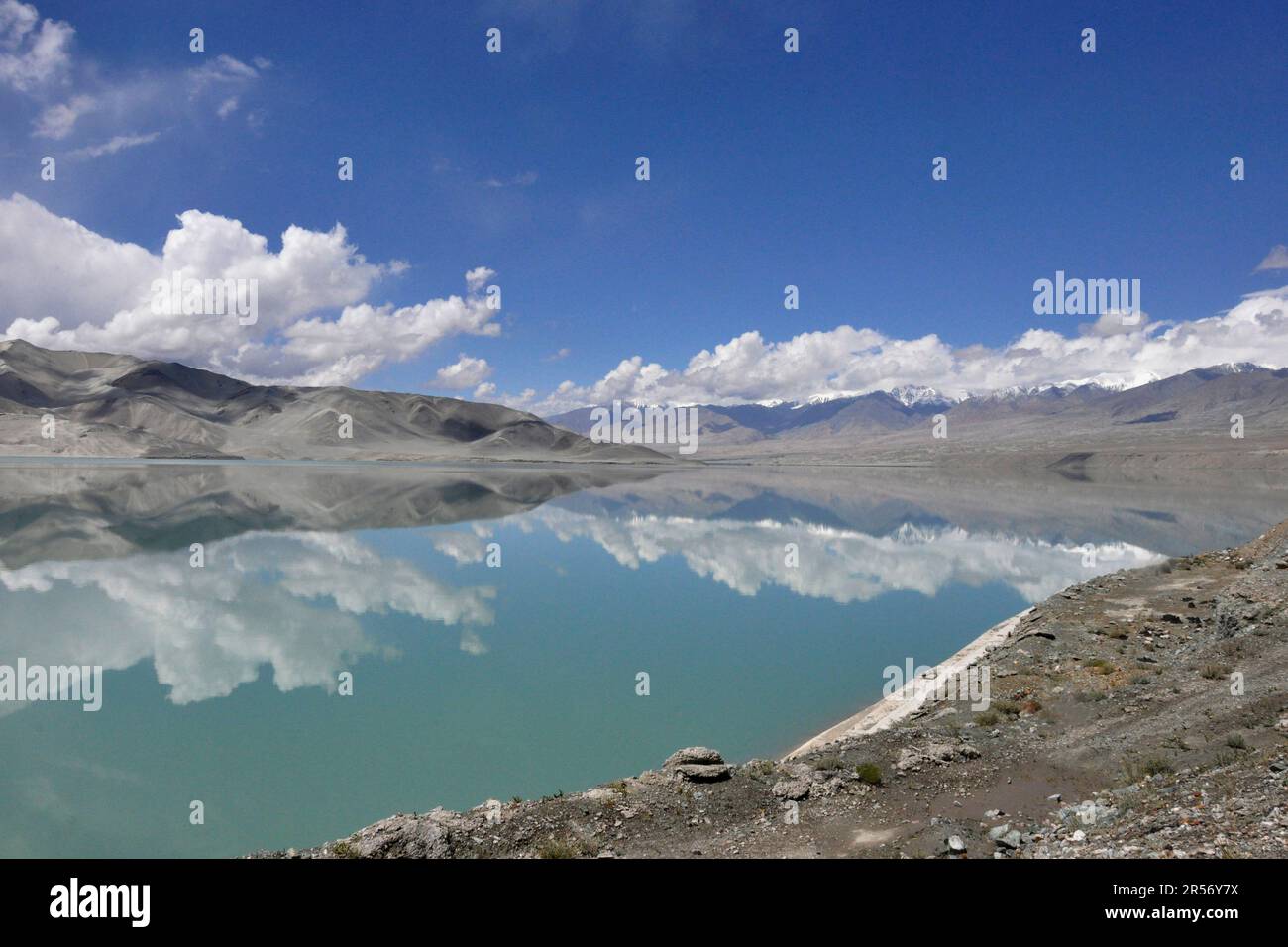 China. A cargo de Xinjiang. Región de Pamir Foto de stock