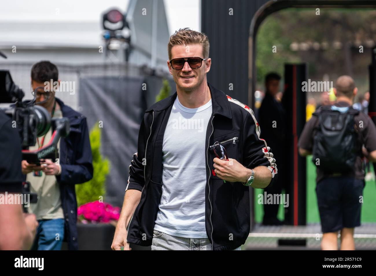 Circuit de Barcelona-Catalunya, Barcelona, España, Mónaco, 1,Junio.2023: Nico Hulkenberg, durante el Gran Premio de Fórmula Uno de Mónaco Foto de stock