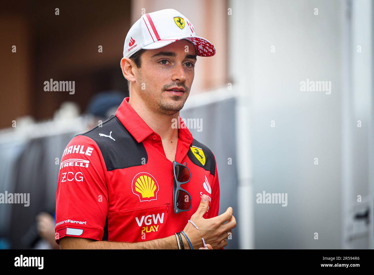 Gorra del piloto Charles Leclerc 2023 - Scuderia Ferrari F1