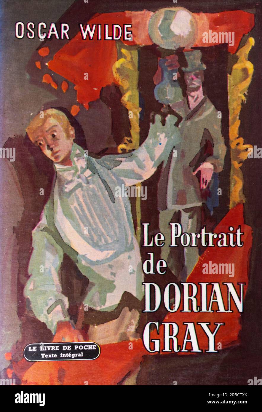 La imagen de Dorian Gray Novela por Oscar Wilde 1890 edición en francés. Publicado por lgf, 1966 Foto de stock