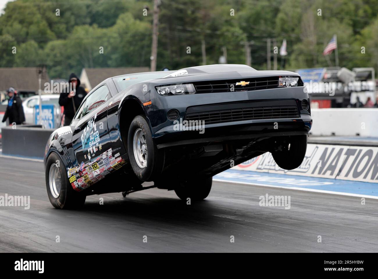 EPPING, NH JUNE 03 Bob Letellier takes off in a '14 Camaro during