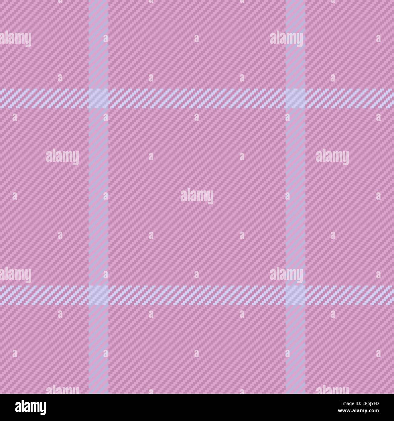 Textura textil sin costura de tela de fondo tartán con un patrón de cuadros vectoriales en colores claros y pastel. Ilustración del Vector