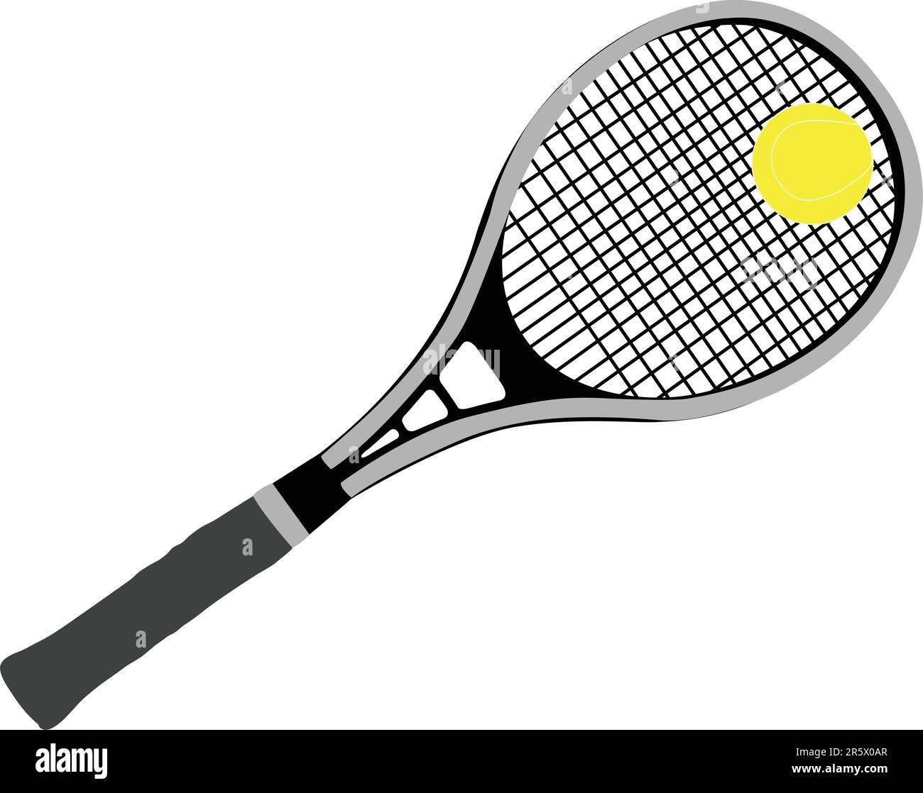 raqueta de tenis Ilustración del Vector