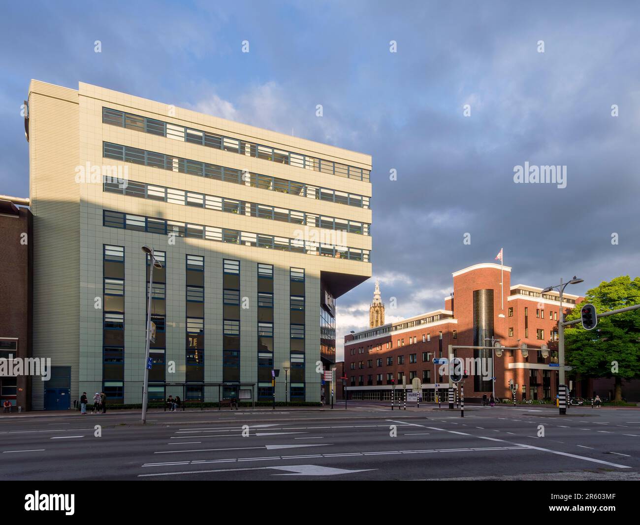 El edificio del ayuntamiento en Amersfoort, Países Bajos, Europa. Foto de stock