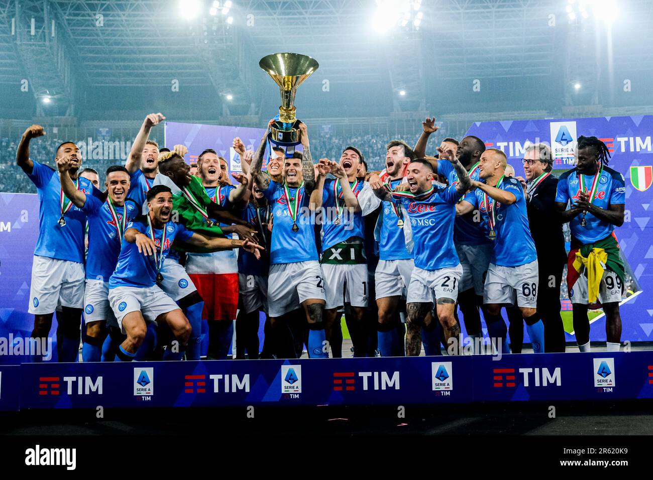 Napoli es campeón de Italia 2022 2023, las celebraciones finales
