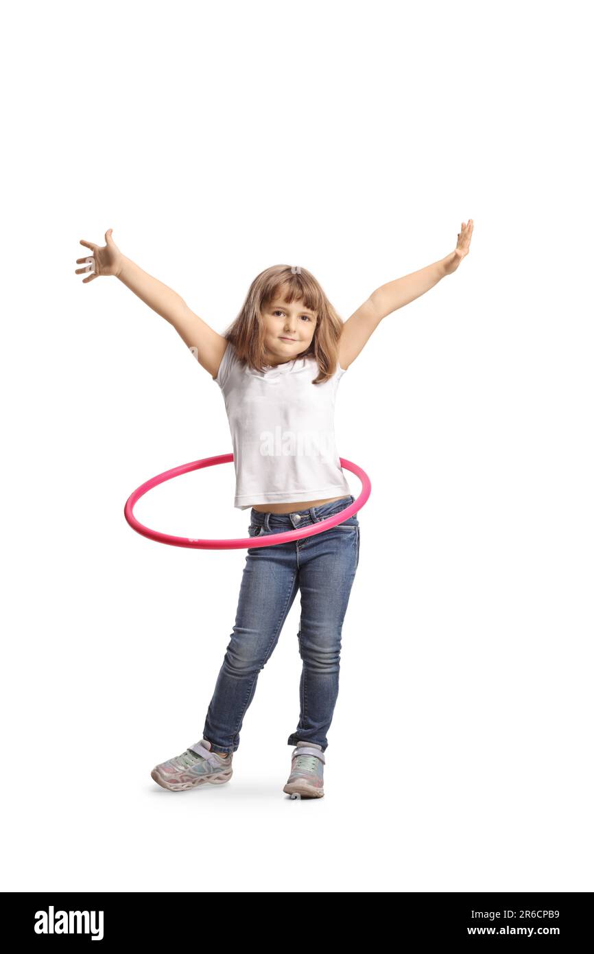 Niña jugando con hula hoop: fotografía de stock © doupix #27205859