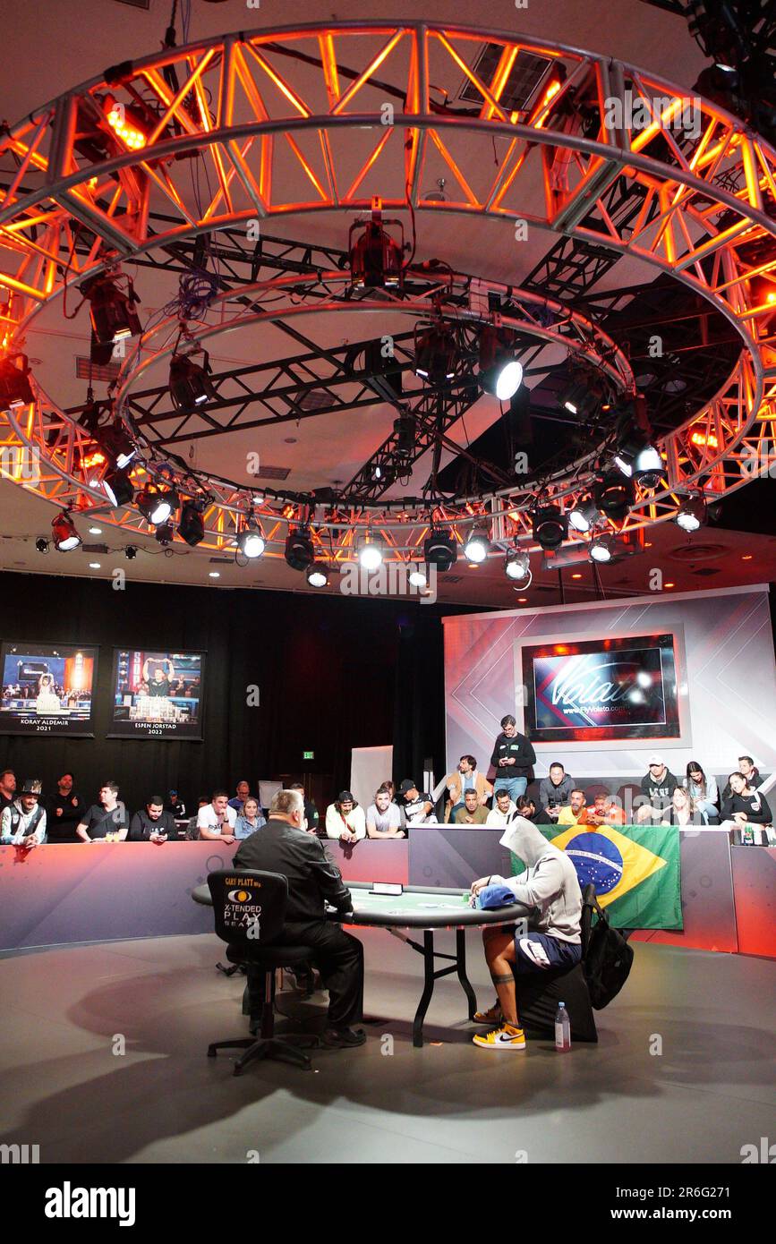 LAS VEGAS, NV 8 DE JUNIO Rafael Reis durante las WSOP 2023 Evento