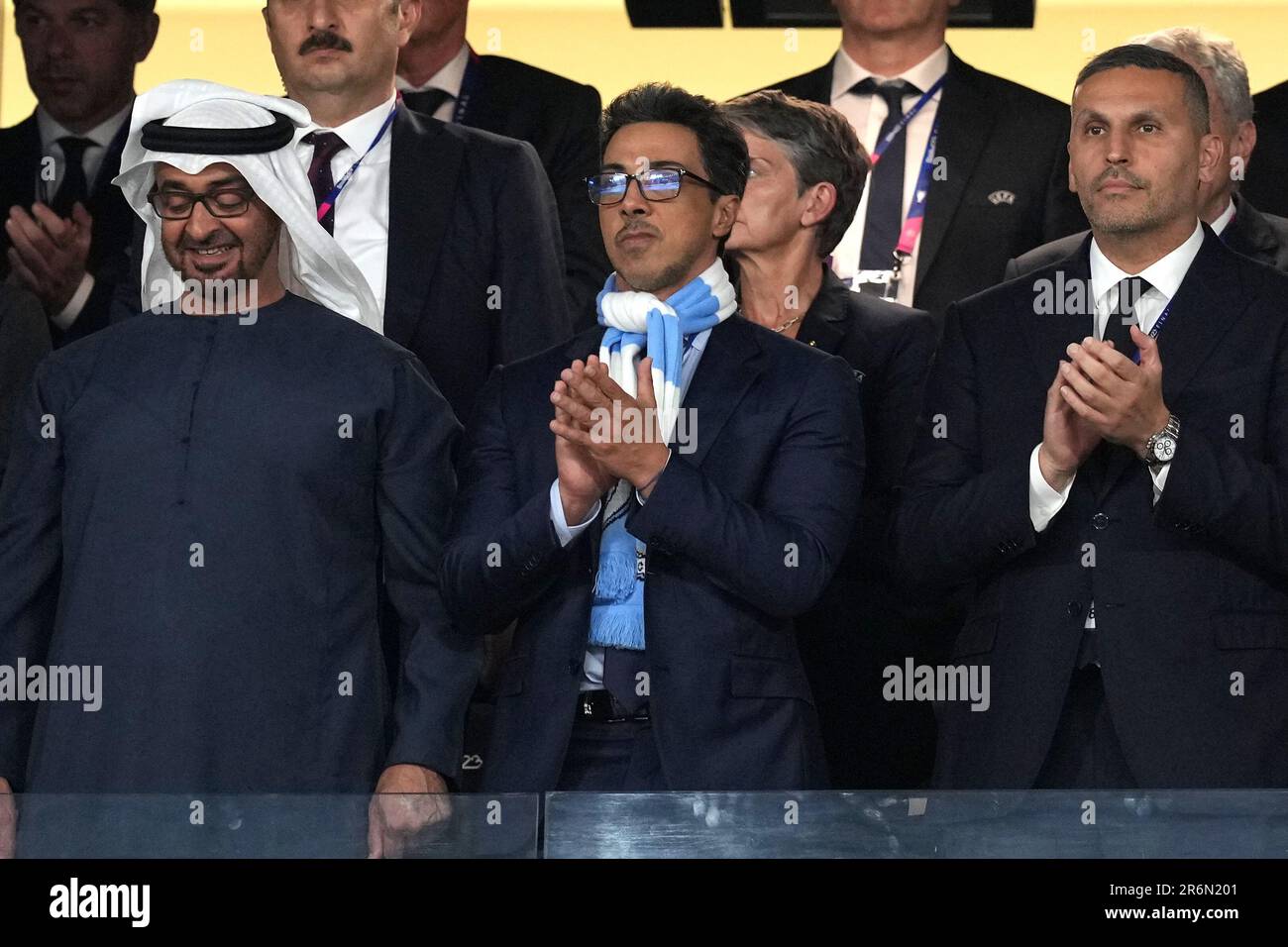 Jeque mansour bin zayed al nahyan fotografías e imágenes de alta