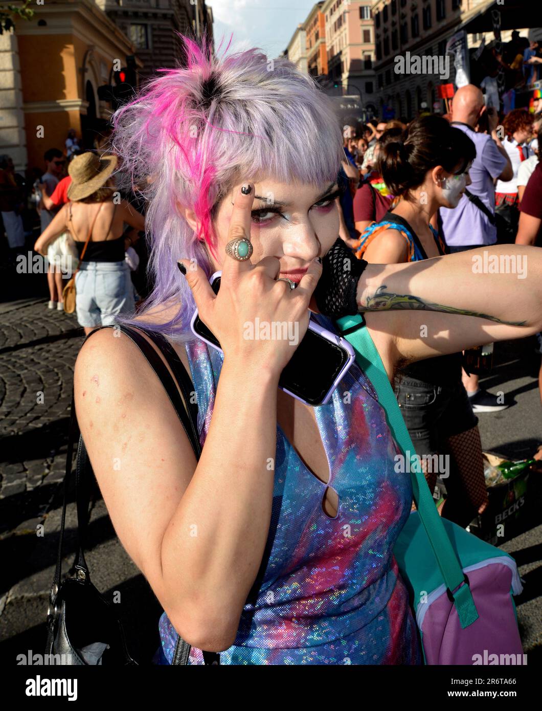 Roma, Orgullo Gay 2023 Foto de stock