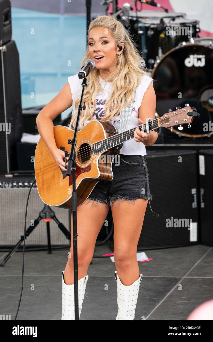 Megan Moroney performs during the 2023 CMA Fest on Sunday, June 11(03)