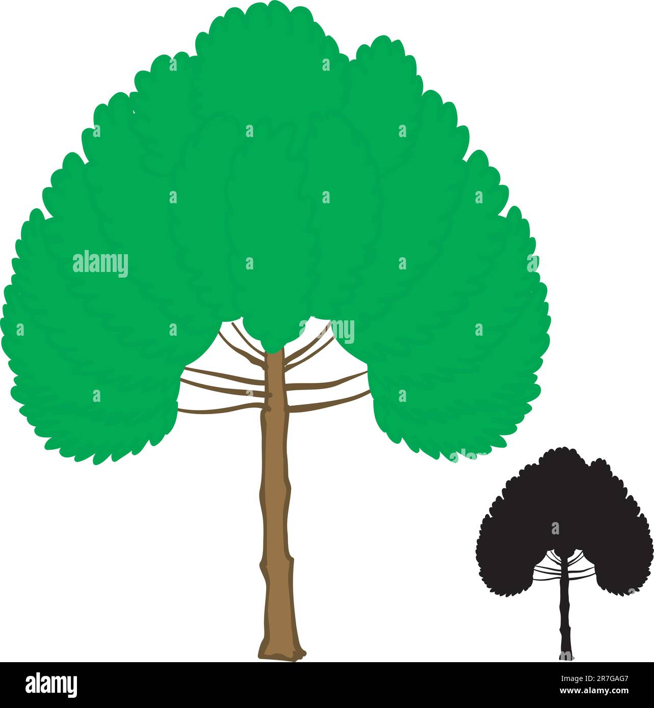 Árbol Ilustración del Vector