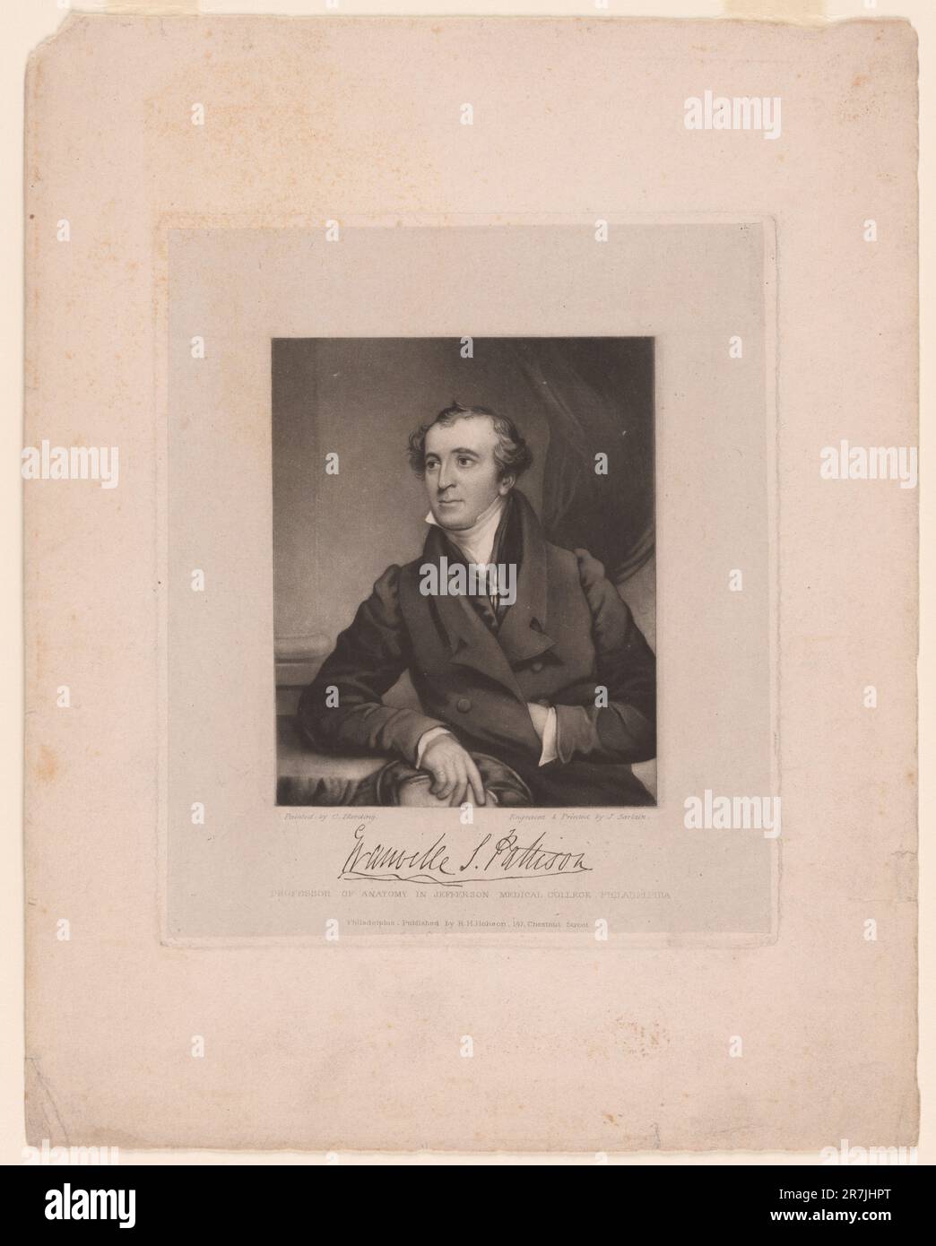 Granville Sharpe Pattison c. 1832 Foto de stock