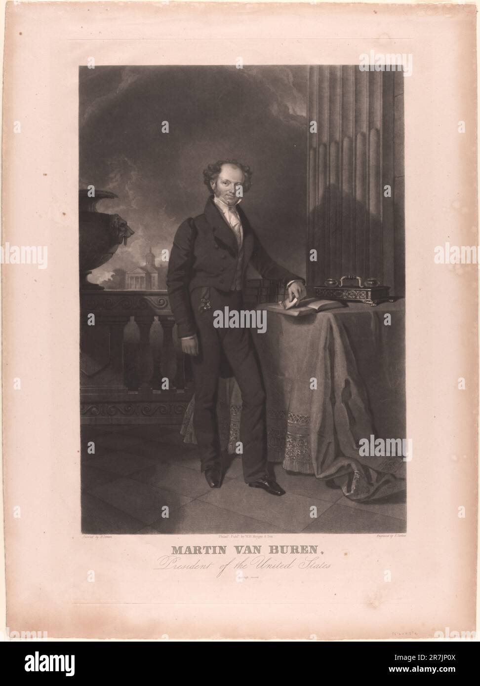 Martin Van Buren 1837-1841 Foto de stock