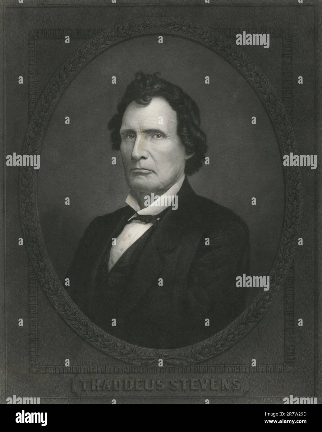 Thaddeus Stevens 1867 Foto de stock