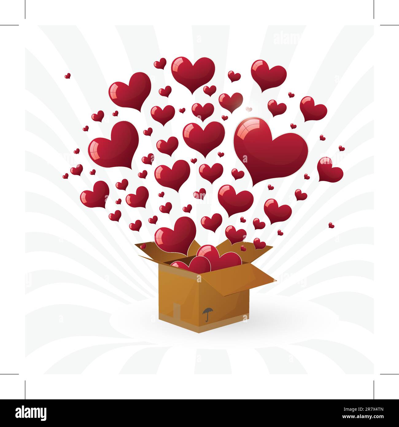 Caja Con Corazones