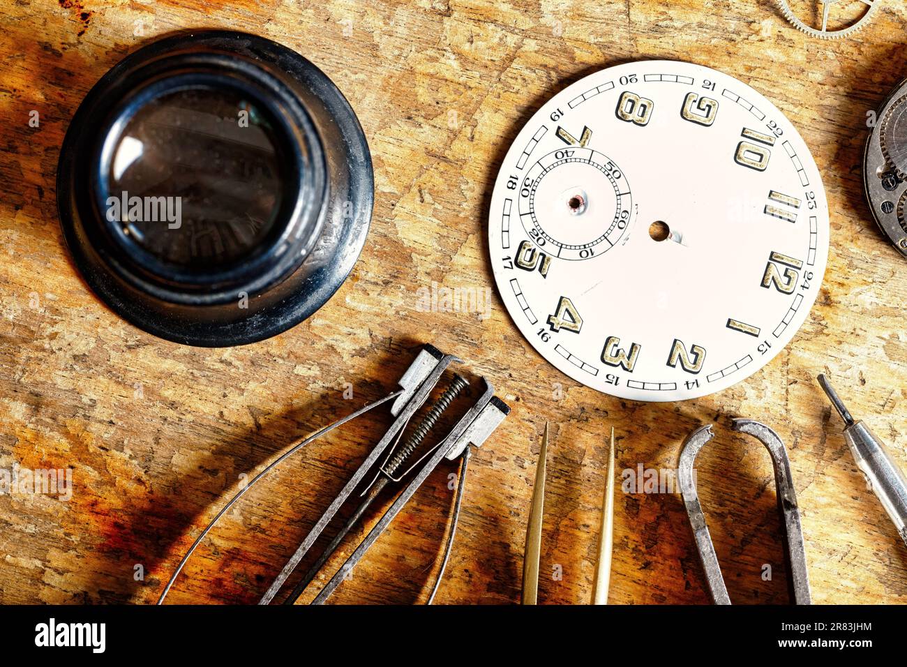 Herramientas de relojero: Reloj torno, potance, truing Calibres