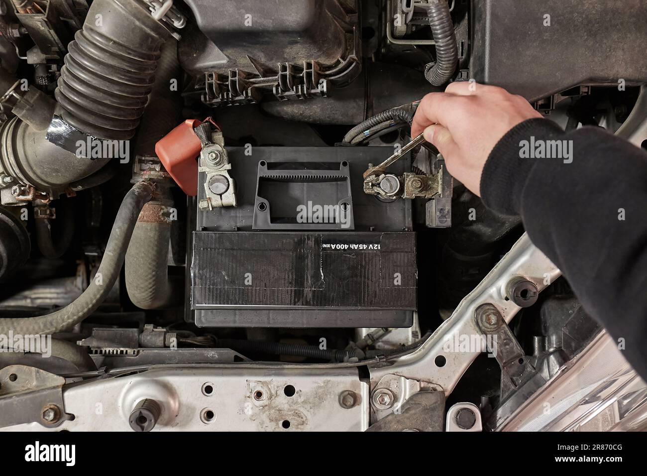 Interruptor de desconexión de la batería del coche Fotografía de stock -  Alamy
