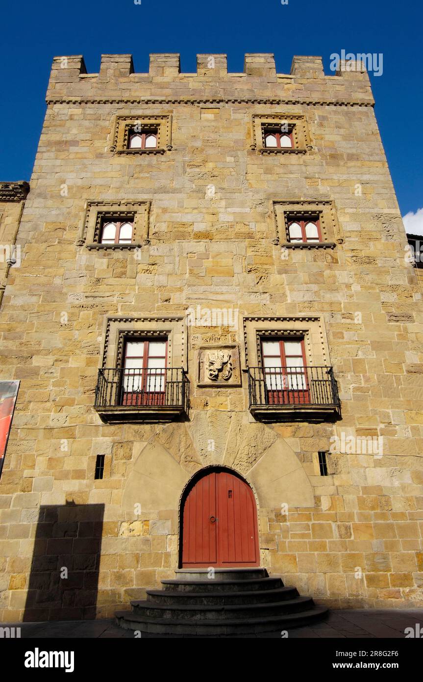 Palacio de Revillagigedo, siglo XVIII, Centro Internacional de Arte Contemporáneo, Plaza del Marqués, Gijón, Asturias, España Foto de stock