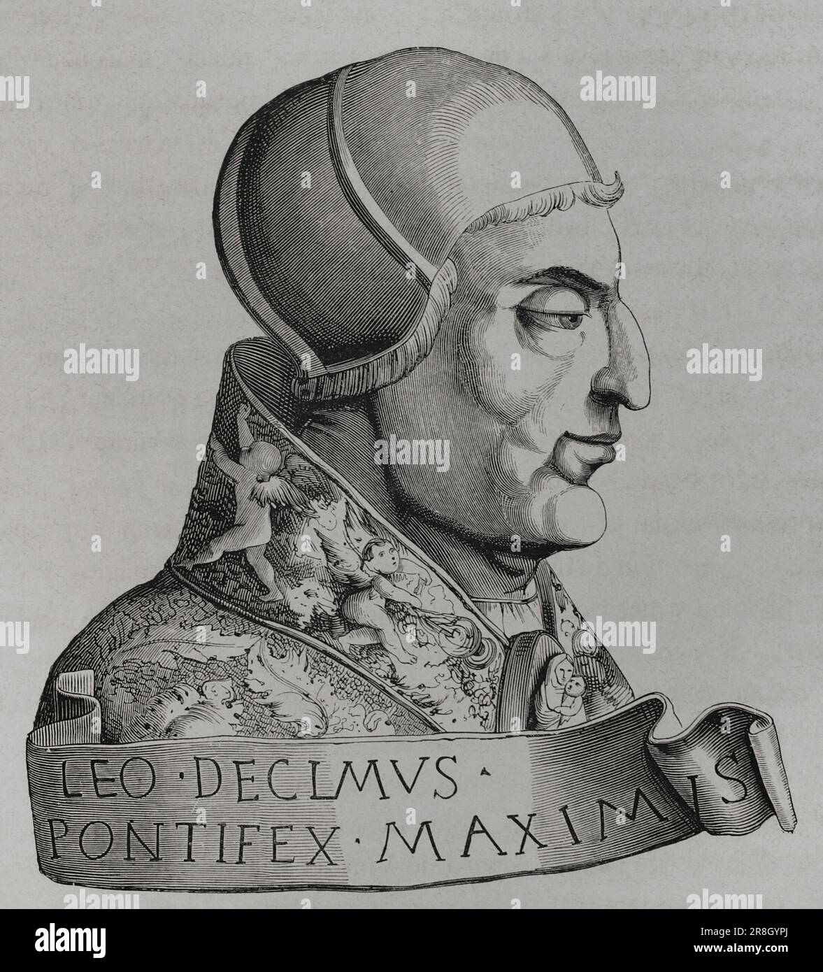 Leo X (14751521). Papa de la Iglesia Católica entre 1513 y 1521