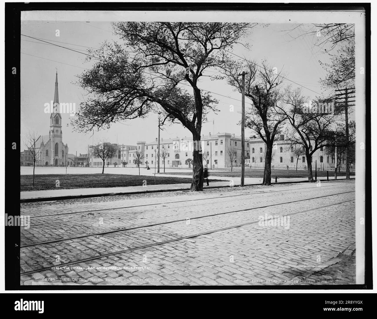 La Ciudadela, Marion Square, Charleston, S.C., c1900. Foto de stock